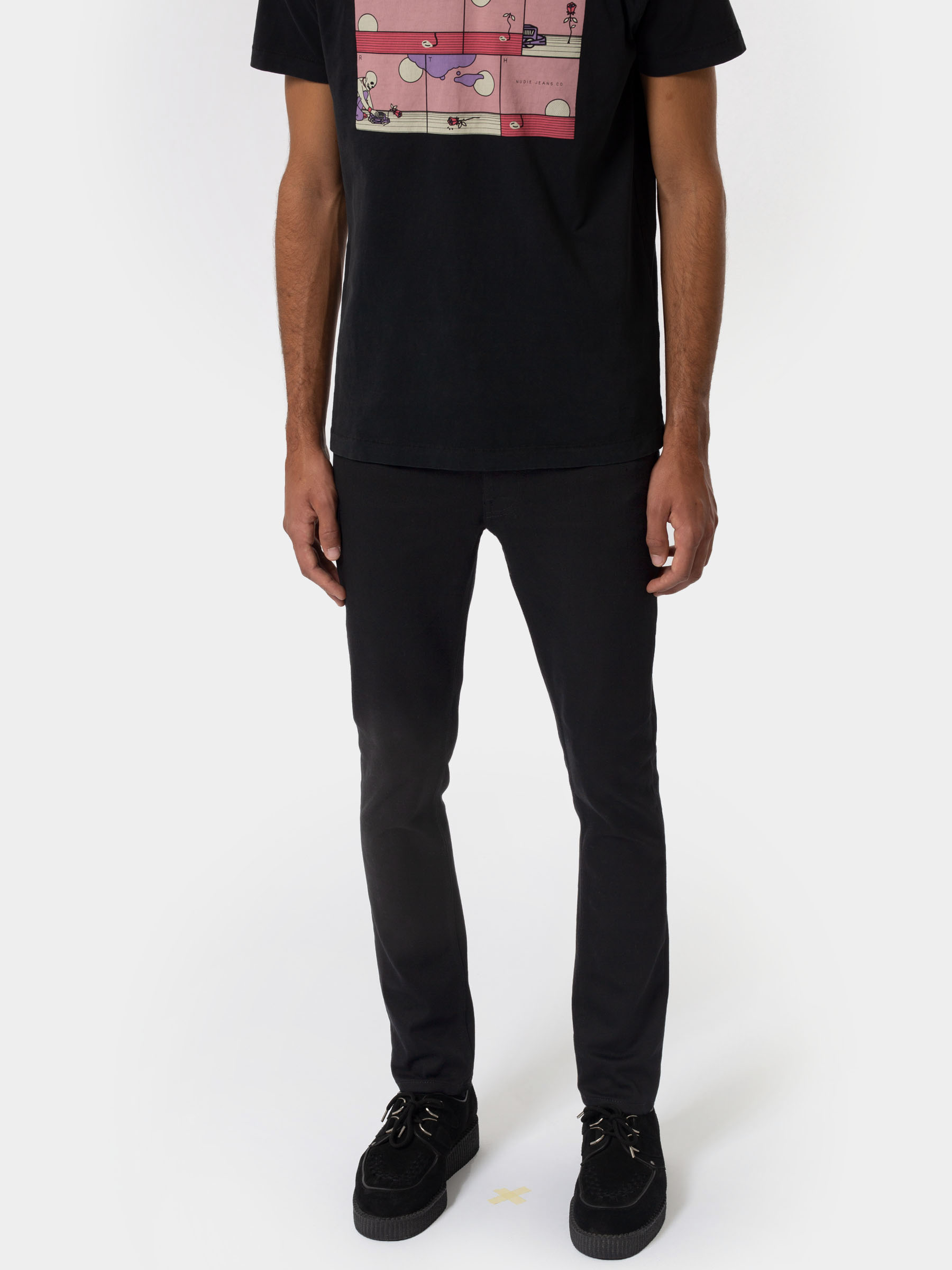 NUDIE JEANS Lean Dean Dry Rebirth Embo - Prime Timers