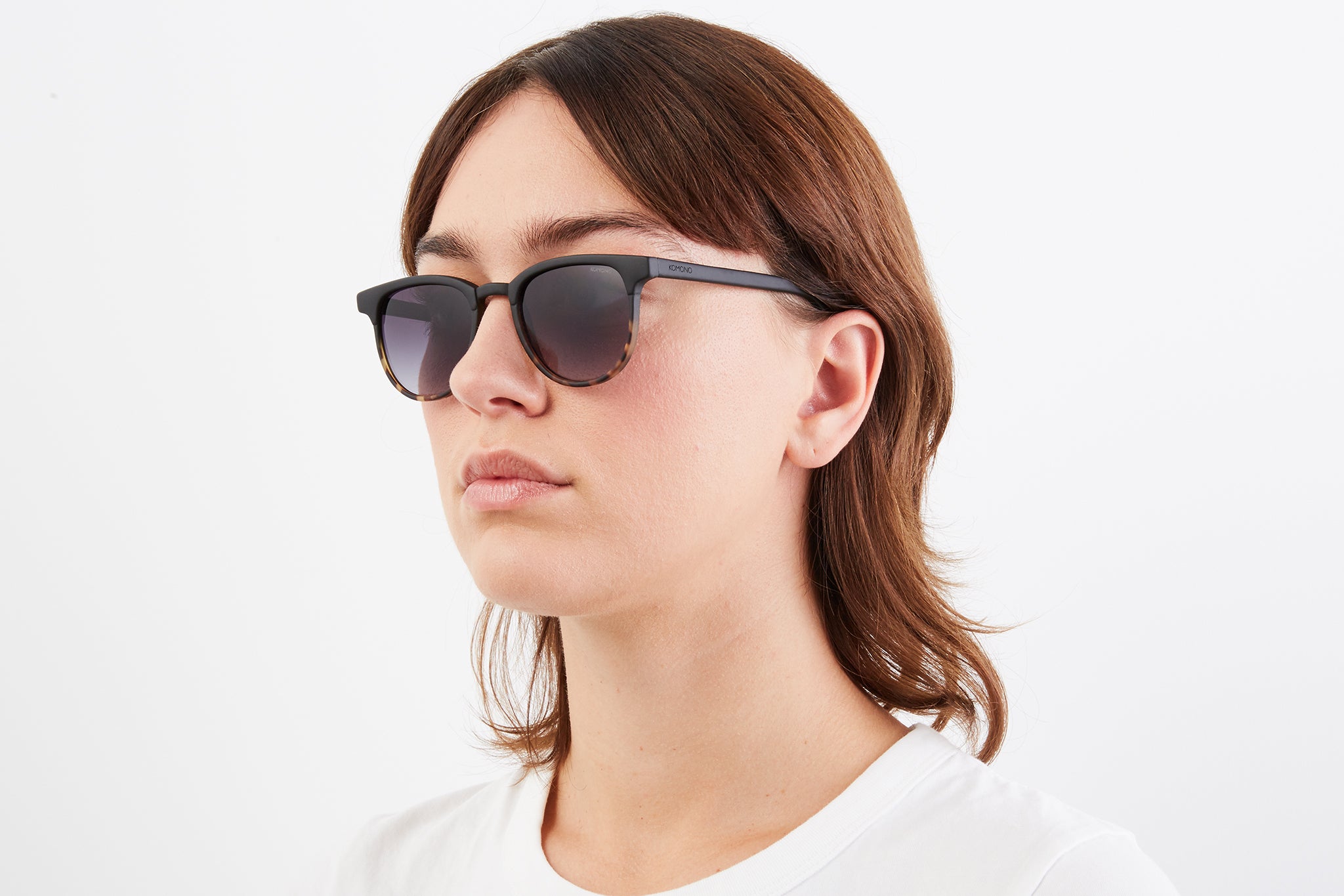 KOMONO Francis Fern Sunglasses NEW UV400 black red green Komono Sunglasses Matty - green (fern) main image 2