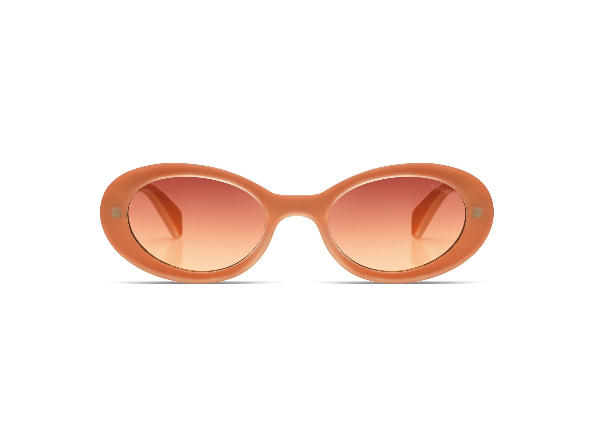 Komono Sunglasses Coco Clear NEW Oversized Round Tortoise Blonde Tortoise Shell Glossy Sunglasses | Knockaround main image 2