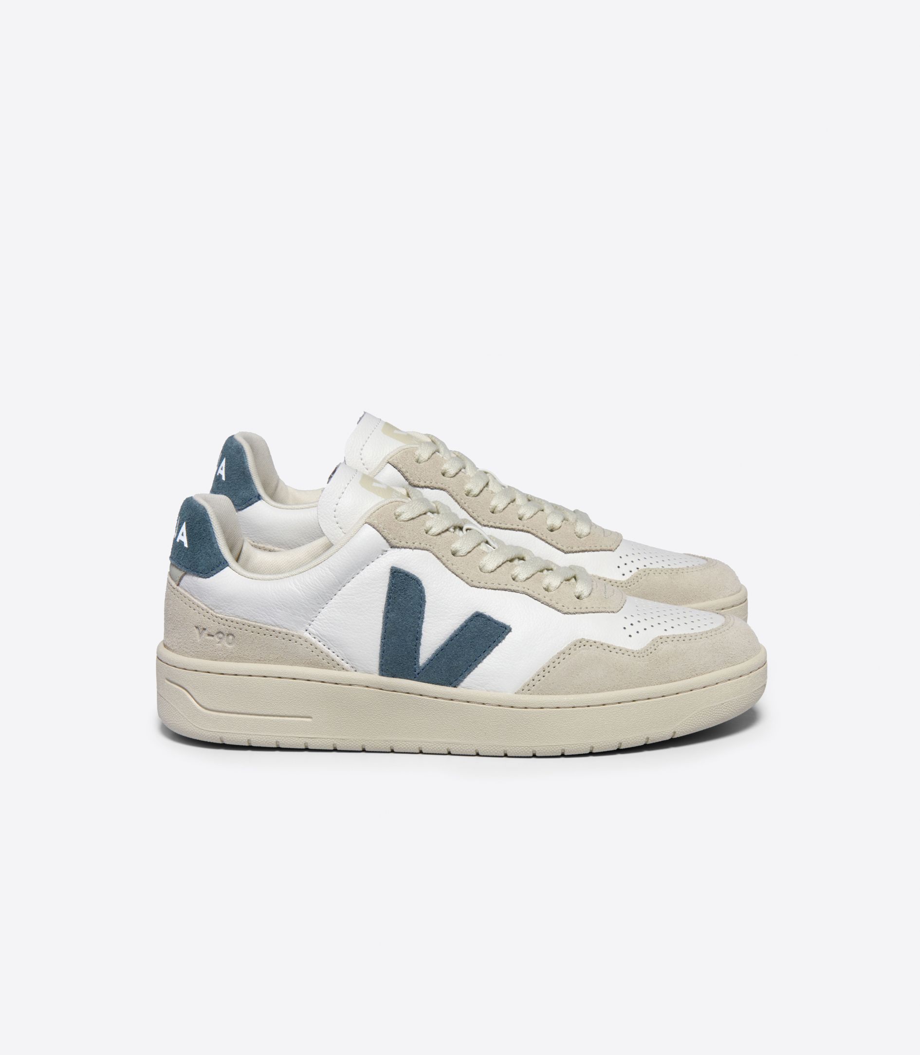 VEJA V-90 O.T. LEATHER EXTRA-WHITE_CALIFORNIA - Prime Timers