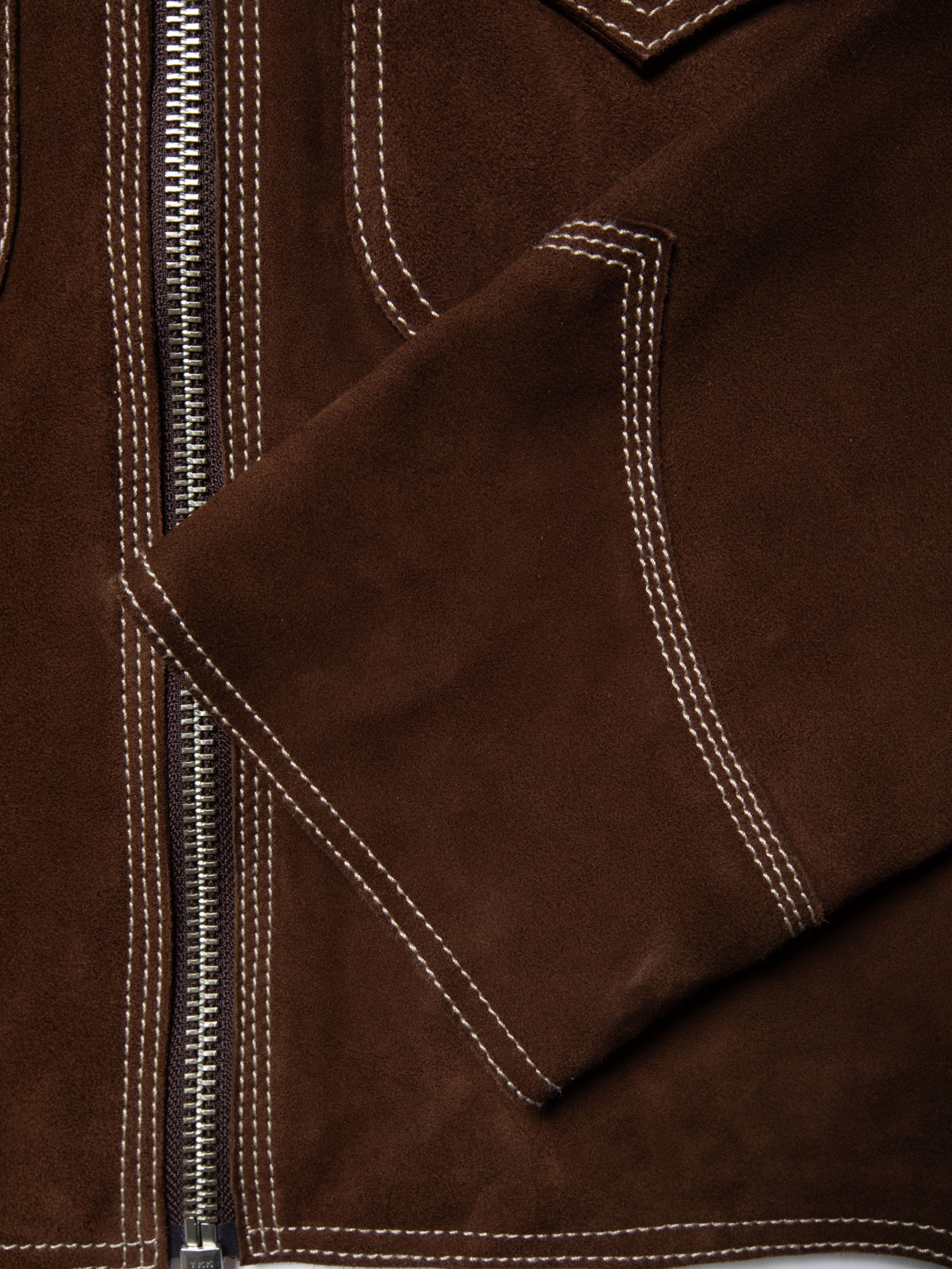 NUDIE JEANS Anja Western Suede Jacket Bruno - Prime Timers