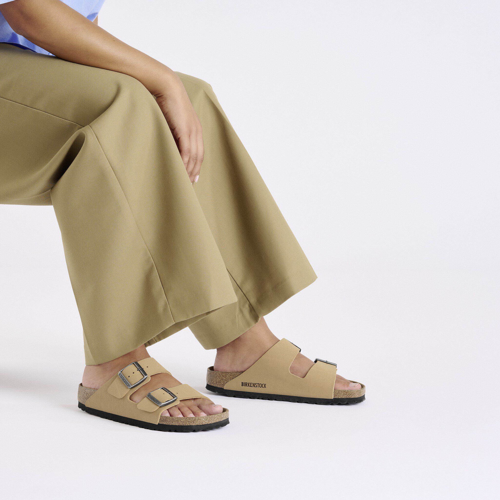 BIRKENSTOCK ARIZONA BFBC LATTE CREAM - Prime Timers