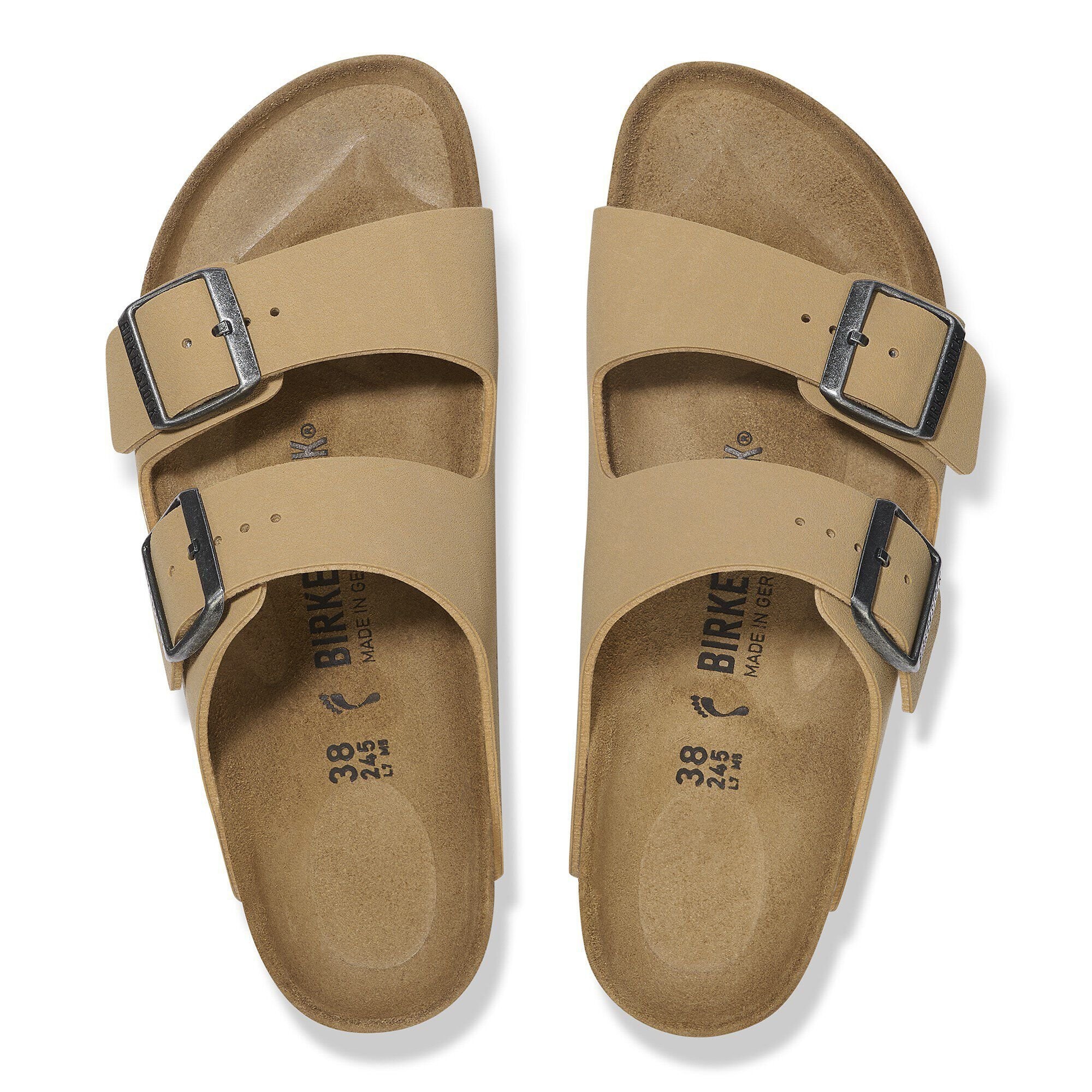 BIRKENSTOCK ARIZONA BFBC LATTE CREAM - Prime Timers