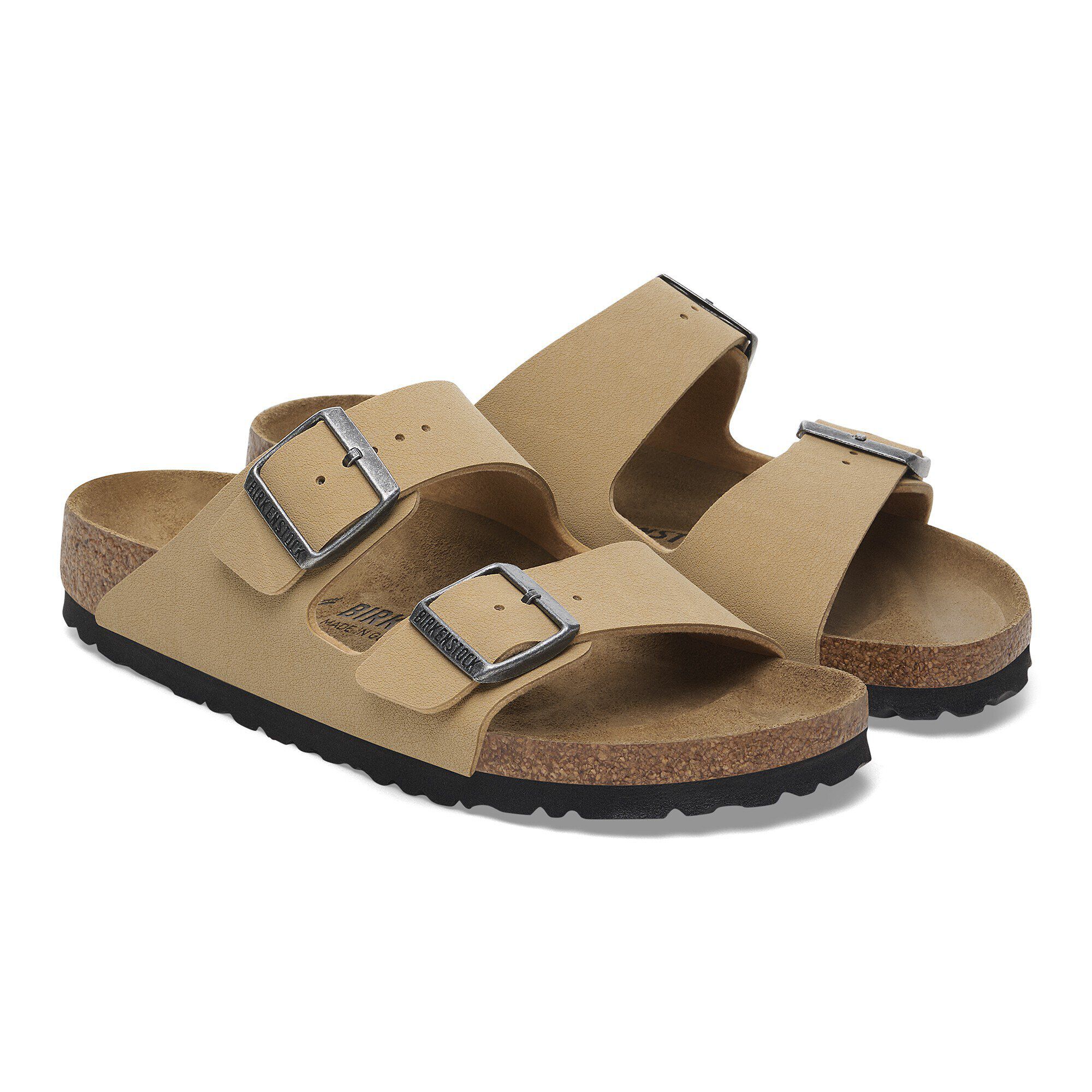 BIRKENSTOCK ARIZONA BFBC LATTE CREAM - Prime Timers