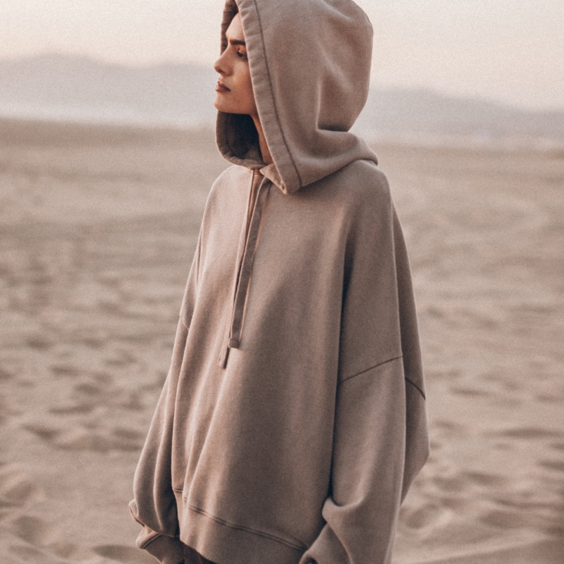 MIKUTA THE  OVERSIZED HOODIE  Beige