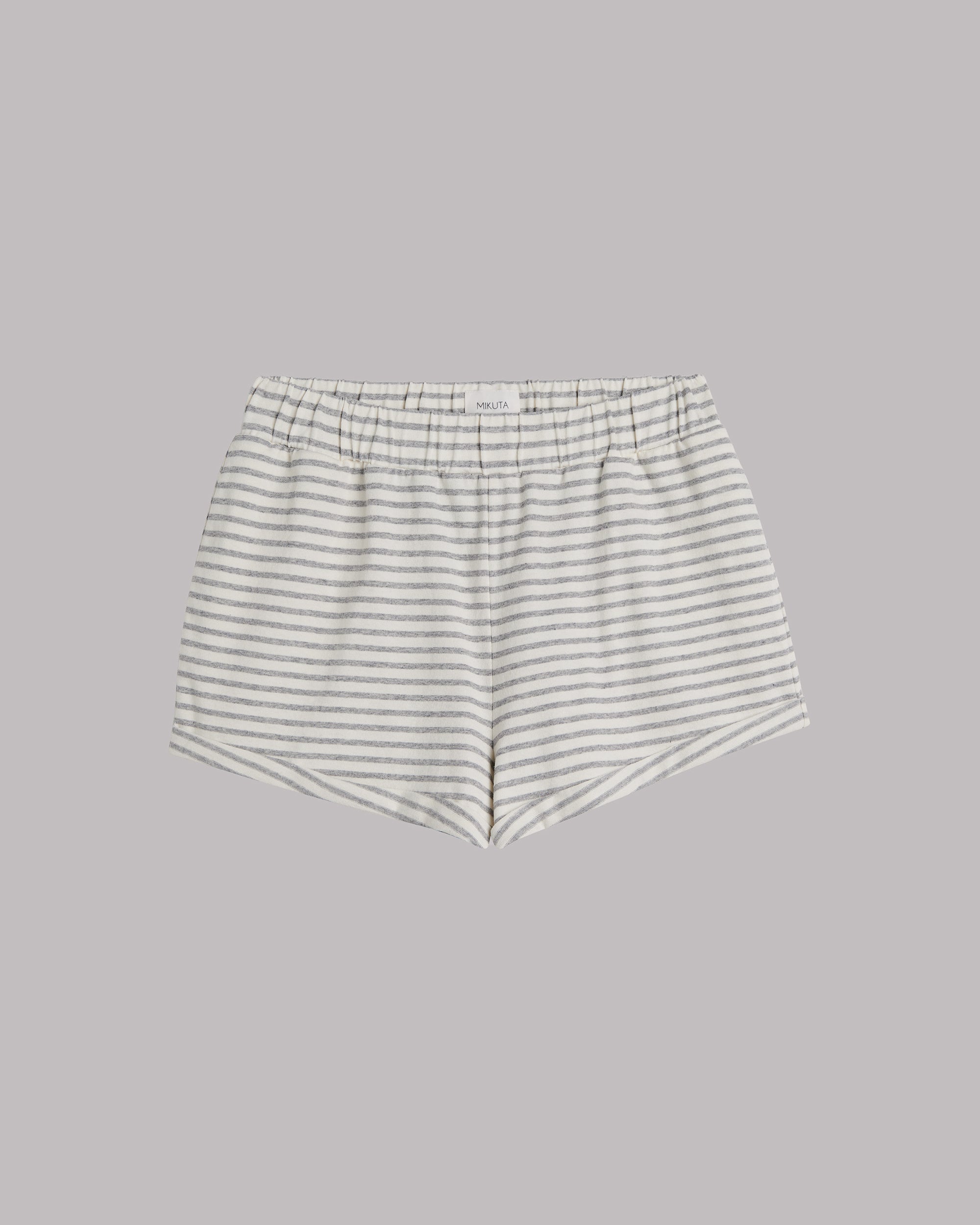mikuta-the-grey-striped-cotton-shorts-ss26-product-shot-1