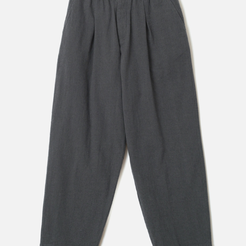 UNIVERSAL WORKS Liverpool Check Oxford Pant  Grey