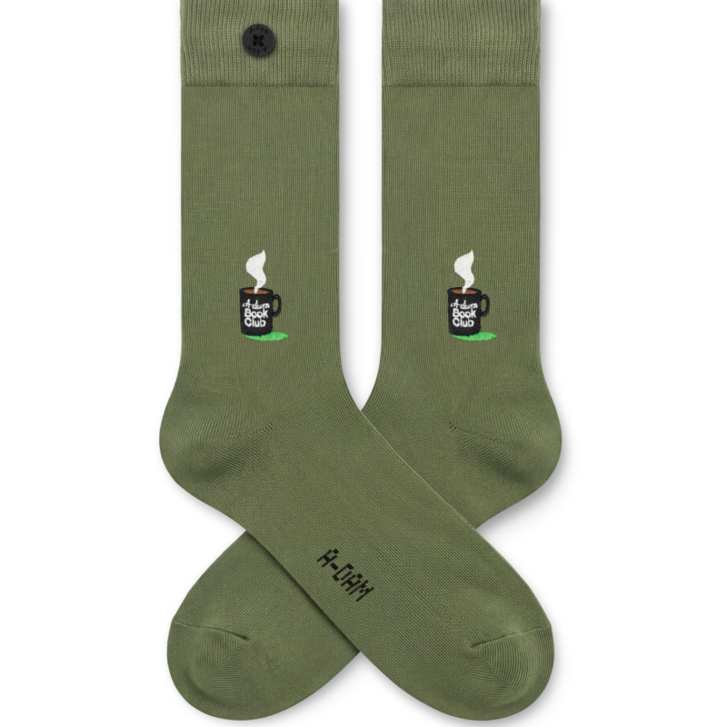 A-DAM Casual Socks Coffe Green