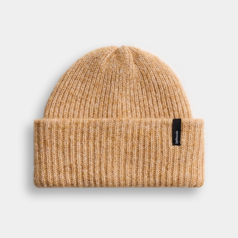 SELFHOOD Beanie  camel