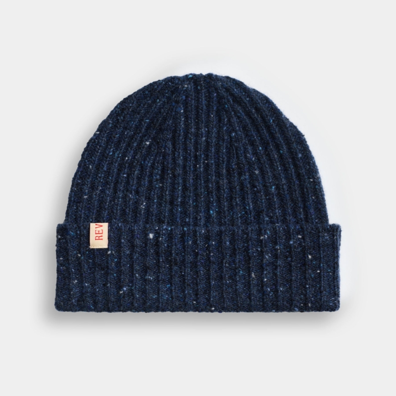 REVOLUTION Wool Mix Beanie  navy