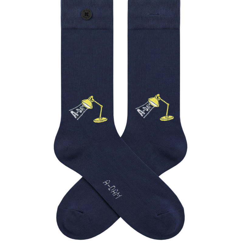 A-DAM Casual Socks Lamp Navy