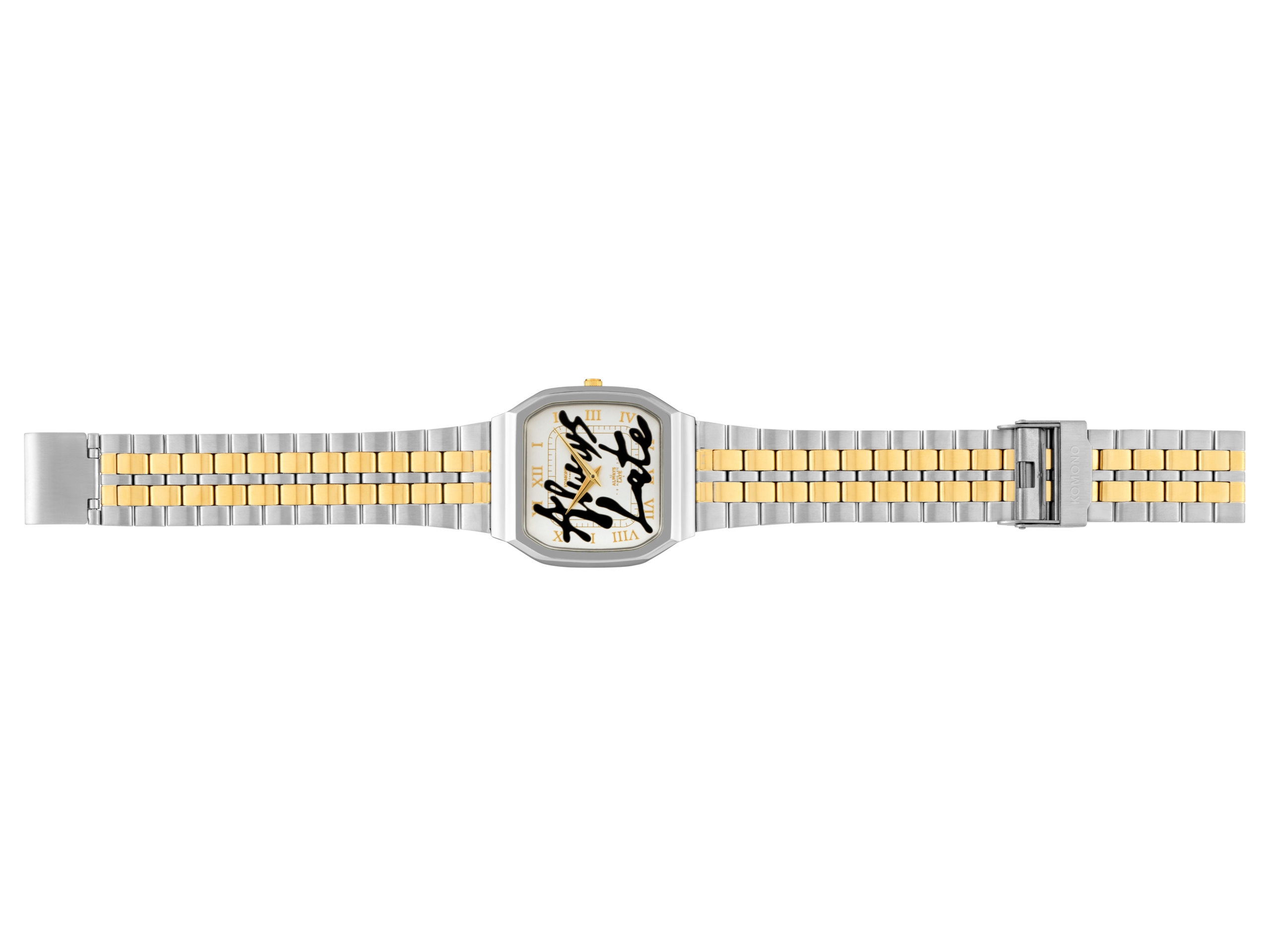 KOM-W5011-Max Late-Silver Gold Moon-Flat