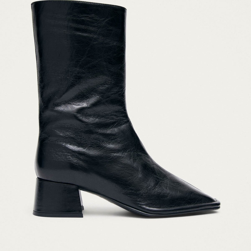 ALOHAS Berlin Rift  Leather Boots  black
