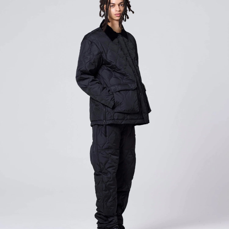 TAION MILITARY BAL COLLAR DOWN JKT (Hard Shell)  black